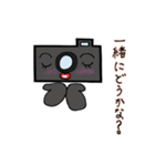 ハッピーカメラちゃんのランチ会スタンプ（個別スタンプ：2）