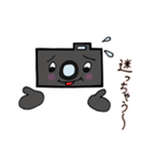 ハッピーカメラちゃんのランチ会スタンプ（個別スタンプ：5）