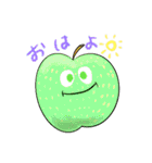 表情豊かな果物たち（個別スタンプ：1）