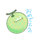 表情豊かな果物たち（個別スタンプ：21）