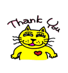 変テコ猫ちゃんズ（個別スタンプ：1）