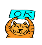 変テコ猫ちゃんズ（個別スタンプ：9）