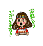 キュートな女子の敬語スタンプ（個別スタンプ：22）