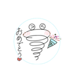 まゆけむし（個別スタンプ：4）