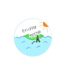 まゆけむし（個別スタンプ：12）