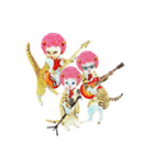 Happy Rock cat 4（個別スタンプ：1）