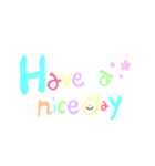 まるいやつ English Message（個別スタンプ：1）