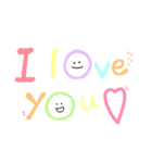 まるいやつ English Message（個別スタンプ：3）