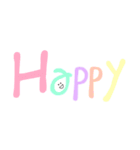 まるいやつ English Message（個別スタンプ：7）