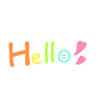 まるいやつ English Message（個別スタンプ：8）