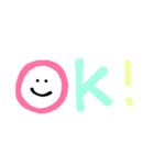 まるいやつ English Message（個別スタンプ：9）