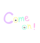 まるいやつ English Message（個別スタンプ：14）