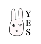 やる気のないモモウサギ（個別スタンプ：9）