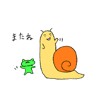 カエルくんとカタツムリさん（個別スタンプ：20）