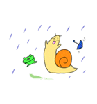 カエルくんとカタツムリさん（個別スタンプ：23）