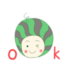 幸せの可愛ぃすいかクン（個別スタンプ：2）
