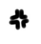 デカ文字スタin黒（個別スタンプ：10）