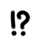 デカ文字スタin黒（個別スタンプ：15）