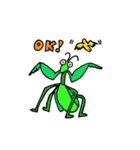 カマキリのミミーちゃん（個別スタンプ：3）