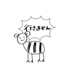 めっちゃ使えるシュールなゼブラ（個別スタンプ：30）