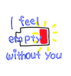 Love words 2 for 国際恋愛カップル（個別スタンプ：9）