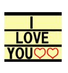 Love words 2 for 国際恋愛カップル（個別スタンプ：15）