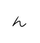 ほぼ1文字スタンプ（個別スタンプ：34）