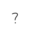 ほぼ1文字スタンプ（個別スタンプ：38）
