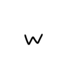ほぼ1文字スタンプ（個別スタンプ：39）