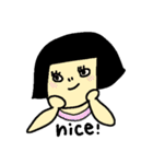 私の親友アコちゃんです。（個別スタンプ：8）