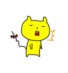 きいろいねこ2（個別スタンプ：7）