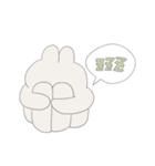 表情筋を鍛えたうさぎ（個別スタンプ：19）