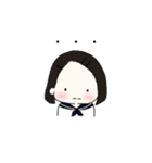 毎日使える☆ボブヘアの女の子スタンプ（個別スタンプ：4）