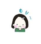 毎日使える☆ボブヘアの女の子スタンプ（個別スタンプ：7）