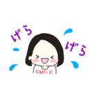 毎日使える☆ボブヘアの女の子スタンプ（個別スタンプ：12）