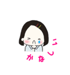 毎日使える☆ボブヘアの女の子スタンプ（個別スタンプ：15）