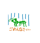 カマキリのスタンプ①（個別スタンプ：6）