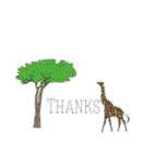 カラフル animals English ver.（個別スタンプ：2）