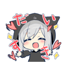ネコミミフード彼女スタンプ（個別スタンプ：10）