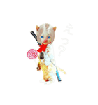Happy Rock cat 7（個別スタンプ：1）