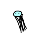 ゆるーいクラゲ（個別スタンプ：2）