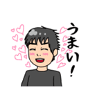 力ビさんともっちゃんのためのスタンプ！！（個別スタンプ：18）