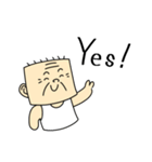 四角いオッサン（個別スタンプ：36）