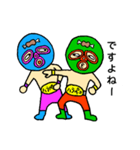 プロレス大好きムーチョ兄弟 敬語と仕事（個別スタンプ：25）