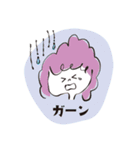 カラフルガールの日常スタンプ（個別スタンプ：6）
