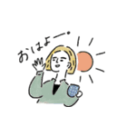 太まゆ系女子の日常（個別スタンプ：1）