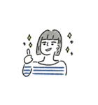 太まゆ系女子の日常（個別スタンプ：2）