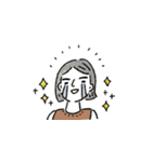 太まゆ系女子の日常（個別スタンプ：16）