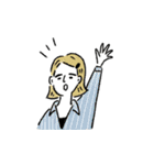太まゆ系女子の日常（個別スタンプ：18）