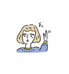 太まゆ系女子の日常（個別スタンプ：38）